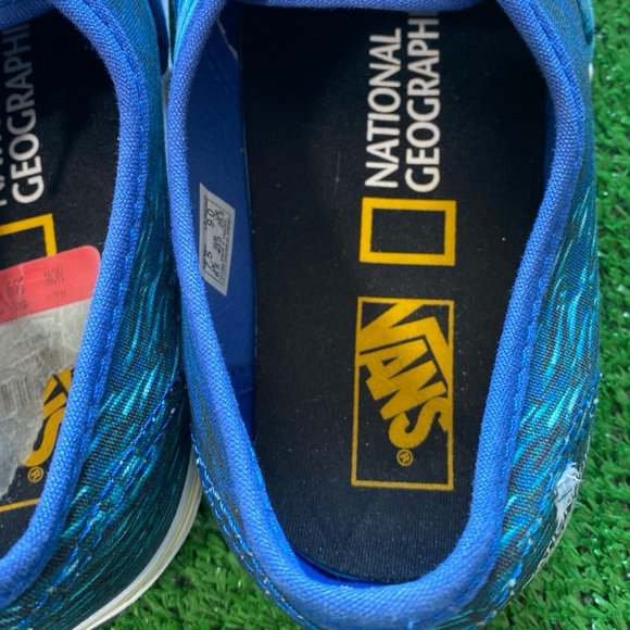 Vans National Geographic Ocean Womens Size 9 Casual Skateboarding Limited U-18 - Picture 3 of 9